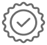 Guarantee certificate icon